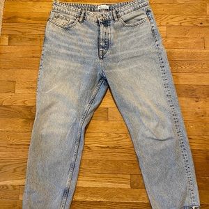 Size 14 High Waisted Zara Mom Jeans